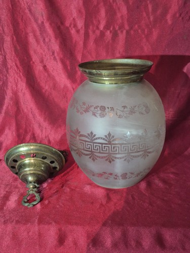Corps lanterne verre depoli - lanterne,