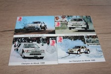 4cartes postales Peugeot 205 T
