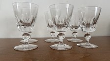 6 verres a vin porto cristal