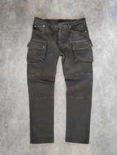 Belstaff Men's Felmore Slim Fit Moto Cargo Jeans Stretch Denim Size W32 L30