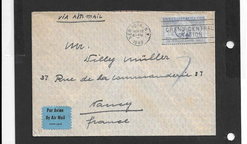 Lettre usa grand central - lettre,