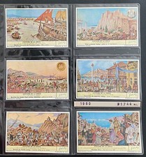 6 CHROMO BELGIUM NUMBER S1744 HISTORY OF GREECE 1960