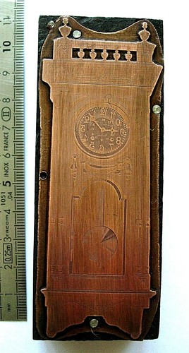 Plaque gravure sur - , cuivre