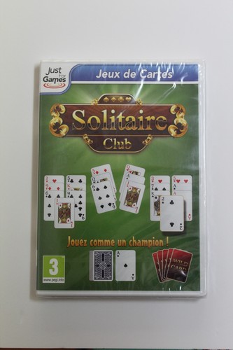 Solitaire club jeu dvd - pc, neuf