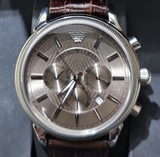 Emporio Armani Men's Chronograph Watch AR0562-New Never Worn 