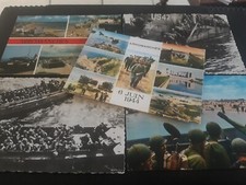 LANDING IN NORMANDY / Lot of 5 Postcards