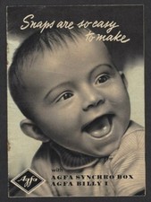 Agfa Synchro Box / Agfa Billy 1 cameras vintage brochure