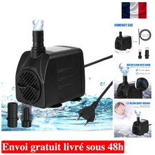 Flintronic Pompe de Fontaine Silencieuse 10W, Adaptée Pour Aquariums et Jardins