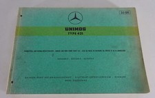 Parts catalogue Mercedes-Benz Unimog type 421 with OM 621 / OM 615 from 1970 (35011)