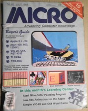 Micro Magazine, Juillet 1983 - De L'Acheteur Guide To Apple, Atari, TRS-80,