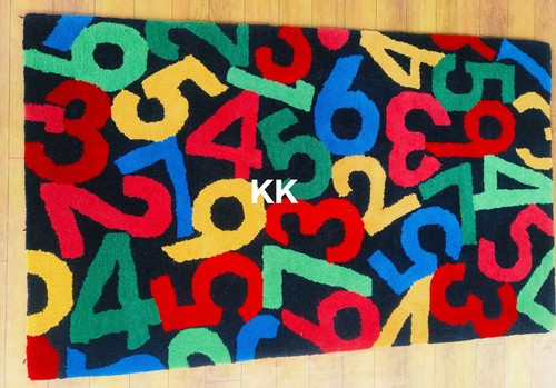 Tapis multi chiffres fait main