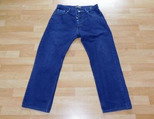 PANTALON JEANS JEAN'S couture VERSACE taille size 34 FEMME lady BLEU BLUE