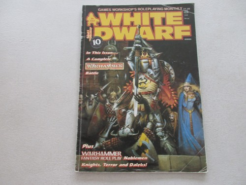 White dwarf be tbe - 10, be/tbe