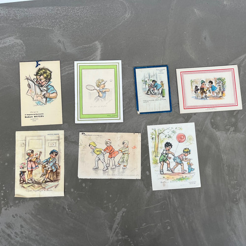 Lot gravures anciennes de - lot,