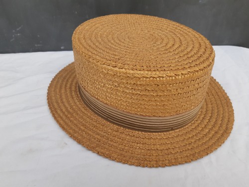 Canotier chapeau paille - canotier,