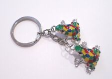 porte clé métal, avec deux