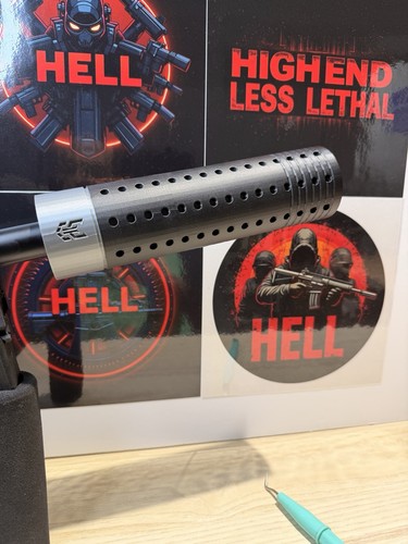 Paintball mock suppressor - mock,