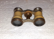 PETITE PAIRE JUMELLES DE THEATRE EN LAITON NICKELE