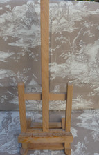 Small easel holder frame natural wood good condition 43cm high fixed non-modular