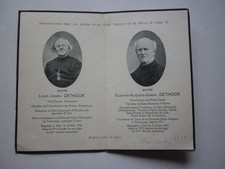 image mortuaire double prêtre