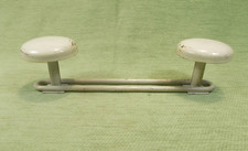 Ancien Porte-Manteau Mural à 2 Patères - en Métal - Vintage 1960's