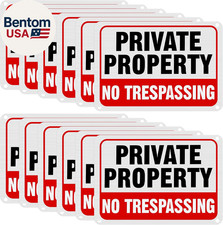 12 Pcs No Trespassing Signs