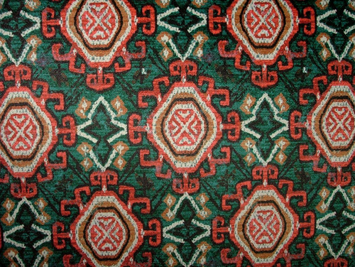 Tissu velours perse shiraz - velours,