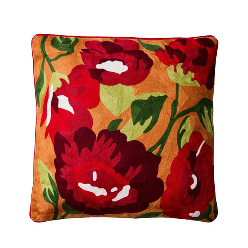 Coussin décoratif brodé