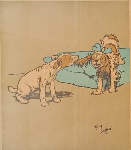 Trois rares lithographies - trois,