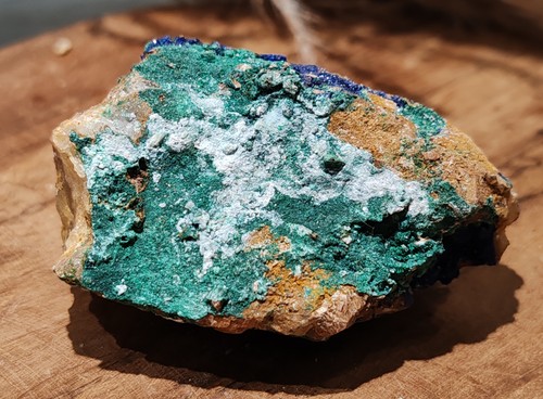 Azurite malachite brute