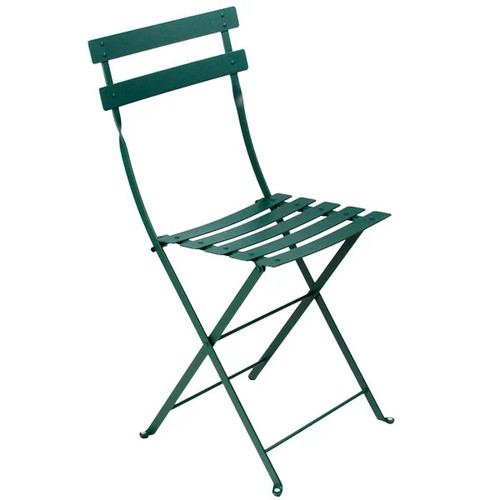 Bistro metal chair - chair,, cedar