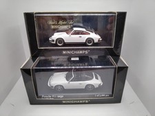 Minichamps 1/43 Porsche 911 Targa 1977 & 911 Coupe 1978. 2 Units. Very Rare! 