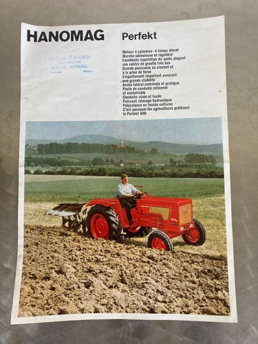 Hanomag 400 tractor - hanomag,