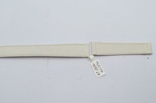 CARTIER Bracelet En Cuir 16Mm Boucle Déployante 14Mm Neuf 16-14 Neuf Blanc