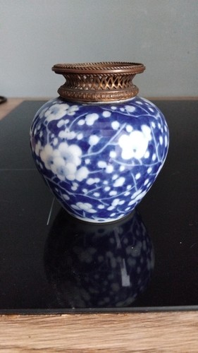 Vase japon meiji prunus no - japon,