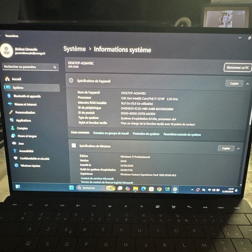 Dell xps 9320 - xps, Écran