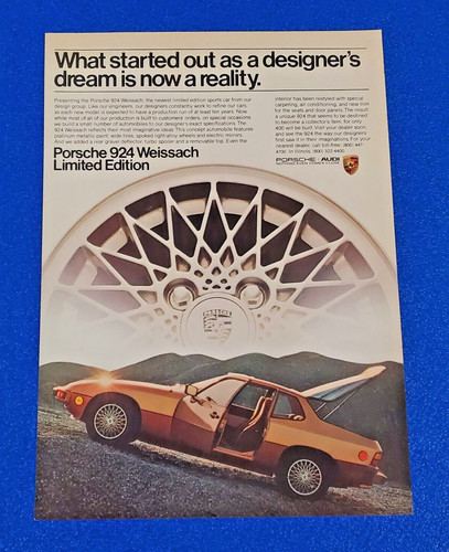 Porsche 924 weissach limited - porsche,