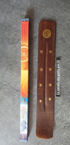 Porte encens bois 8 - en, +