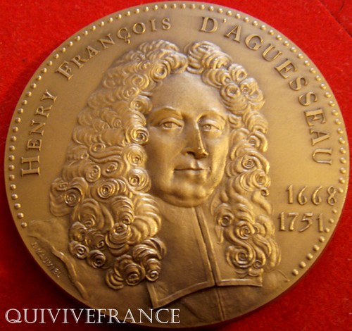 Med3655 medaille aguesseau - medaille, d'aguesseau