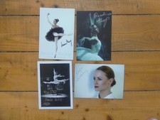Lot De Cartes Autographes De Ballet, International, Musique