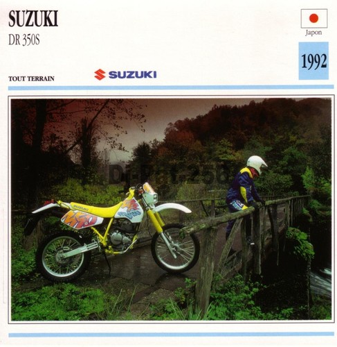 Fiche moto suzuki - 350, s