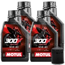 KIT D'ENTRETIEN Motul 300V 10w40 Yamaha YFM Bruin Voiture 2X4, 4x4, Hunter 350