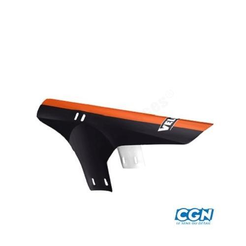 Garde boue vtt - av, noir/orange