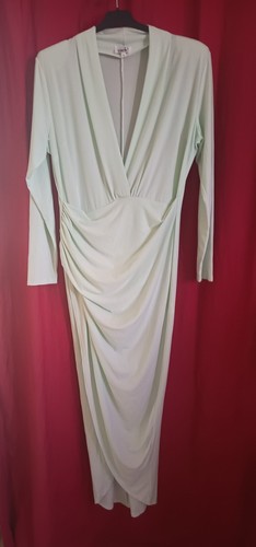 Robe longue vert - vert, amande