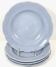 Culinary Arts-Rouleau Blue Ser of 4 Dinner Plates 10 1/4"