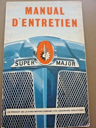 Ancien manuel entretien - ancien, d'entretien