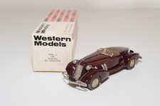 I WESTERN MODELS WM WML5 1935 AUBURN 851 SPEEDSTER MAROON EXCELLENT ÉTAT EN B...