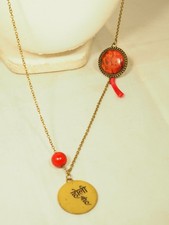 COLLIER VINTAGE SIGNE KENZO AMOUR SIGNED NECKLACE CHAIN