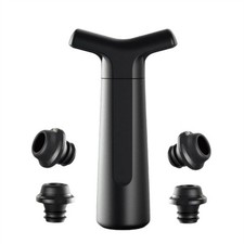 Kit Aspirateur Conservation Vin Pompe et 4 Bouchons pour Saveur et Arôme Durabl