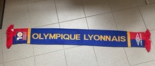 Deux 2 Écharpes OL Lyon vintage football scarf soccer olympique lyonnais